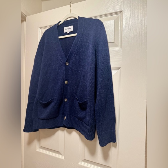 Corridor New York Men’s Cardigan -  Wool and Baby Alpaca - Picture 7 of 13